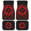 Shisu Mangekyou Car Floor Mats Custom Sharingan Anime Car Accessories