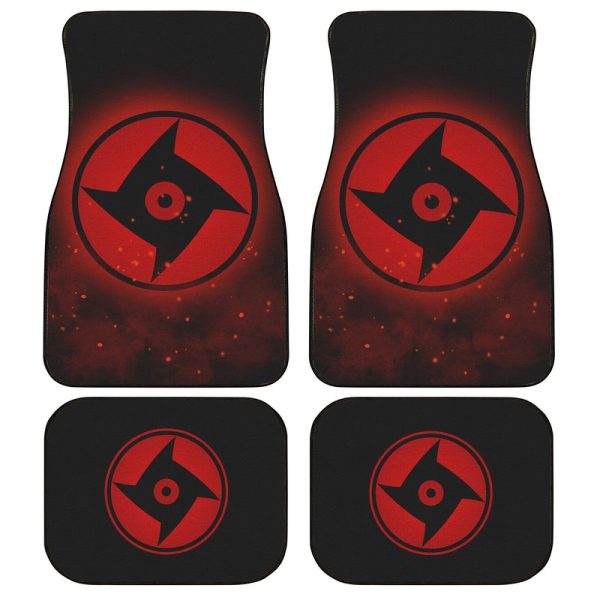 Shisu Mangekyou Car Floor Mats Custom Sharingan Anime Car Accessories