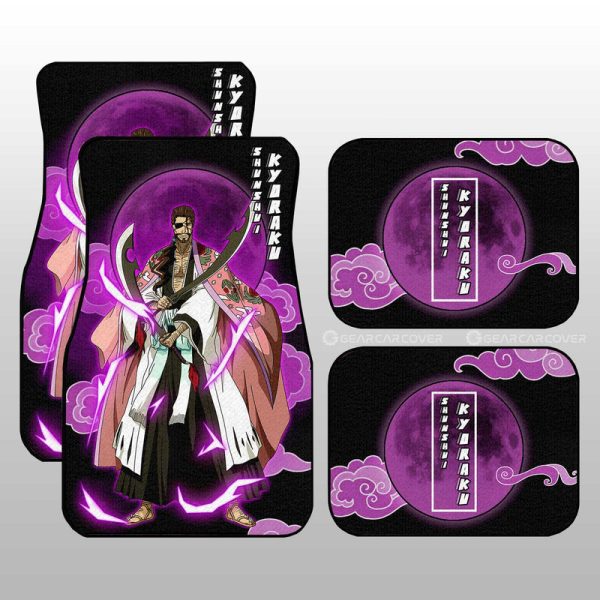 Shunsui Kyoraku Car Floor Mats Custom Anime Bleach Car Accessories