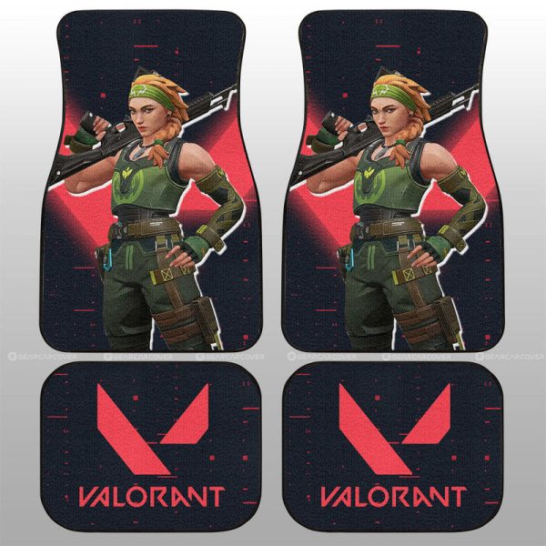 Skye Car Floor Mats Custom Valorant Agent