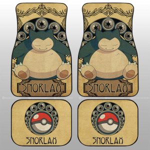 Snorlax Car Floor Mats Custom Car Interior Accessories