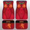 Souryuu Asuka Langley Car Floor Mats Custom NGE Car Interior Accessories