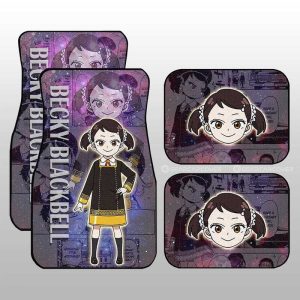 Spy x Family Anime Car Floor Mats Custom Becky Blackbell Galaxy Style Car Accessories