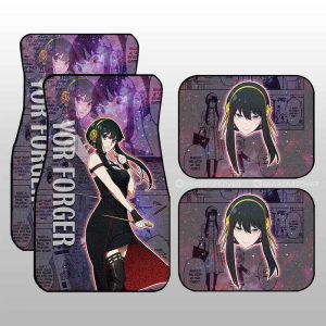 Spy x Family Anime Car Floor Mats Custom Yor Forger Galaxy Style Car Accessories