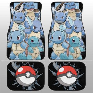 Squirtle Car Floor Mats Custom Car Accessories For Fans