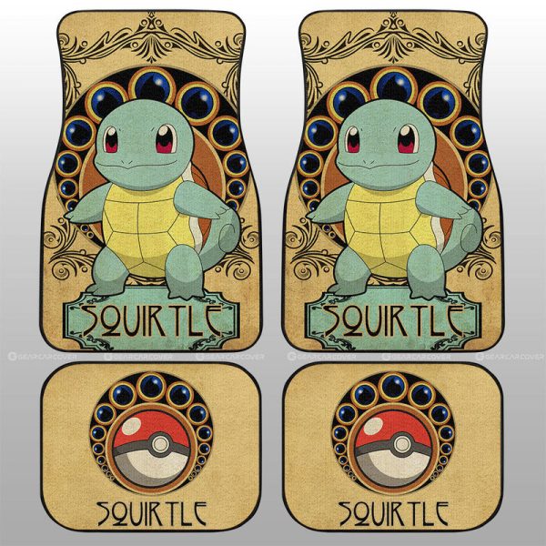 Squirtle Car Floor Mats Custom Car Interior Accessories