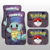 Squirtle Car Floor Mats Custom Galaxy Manga Style