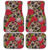 Sugar Skull Car Floor Mats Custom Pattern Car Interior Accessories