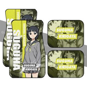 Suguha Kirigaya Sword Art Online Car Floor Mats Custom Anime Car Interior Accessories