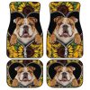 Sunflower Bulldog Car Floor Mats Idea Car Accessories For Bulldog Owners