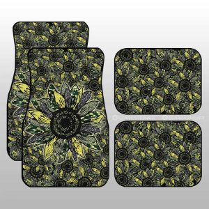 Sunflower Car Floor Mats Custom Car Decoration