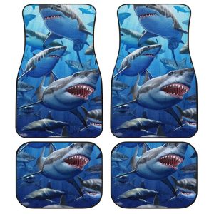 Swmimming Shark Car Floor Mats Custom Cool Car Accessories