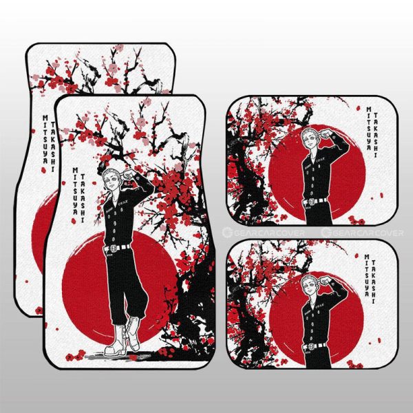 Takashi Mitsuya Car Floor Mats Custom Japan Style Tokyo Revengers Anime Car Accessories