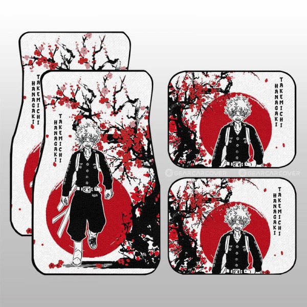 Takemichi Hanagaki Car Floor Mats Custom Japan Style Tokyo Revengers Anime Car Accessories