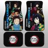 Tanjiro And Giyuu Car Floor Mats Custom Demon Slayer Anime