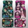 Tanjiro And Nezuko Car Floor Mats Custom