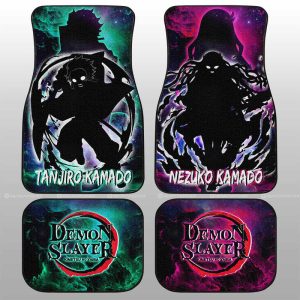 Tanjiro And Nezuko Car Floor Mats Custom