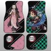 Tanjiro And Nezuko Car Floor Mats Custom Anime Demon Slayer Car Accessories