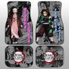 Tanjiro And Nezuko Car Floor Mats Custom Demon Slayer Anime Mix Mangas