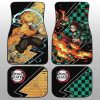 Tanjiro And Zenitsu Car Floor Mats Custom Car Accessories