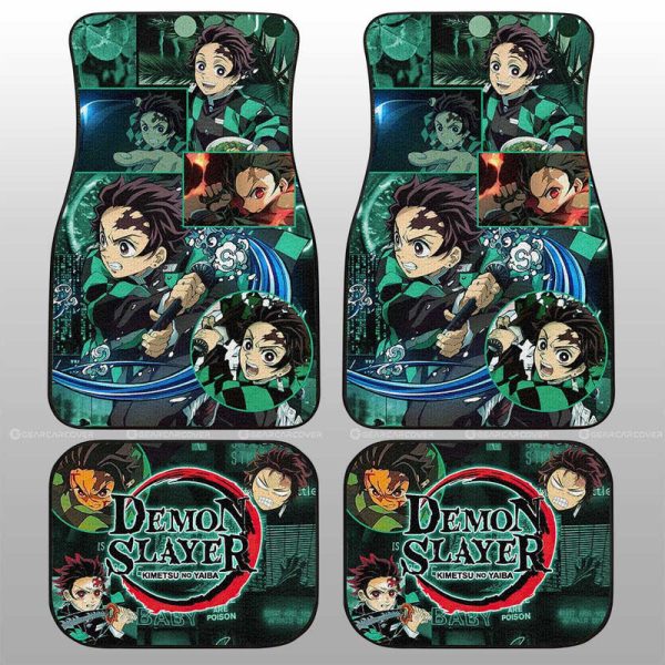 Tanjiro Kamado Car Floor Mats Custom