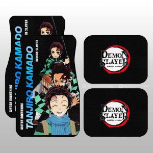 Tanjiro Kamado Car Floor Mats Custom Demon Slayer Anime