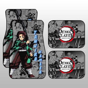 Tanjiro Kamado Car Floor Mats Custom Mix Mangas