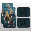 Tanjiro Zenitsu Inosuke Car Floor Mats Custom Demon Slayer Anime Car Accessories