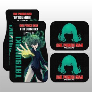 Tatsumaki Car Floor Mats Custom One Punch Man Anime Car Accessories