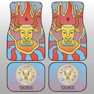 Taurus Colorful Car Floor Mats Custom Zodiac Car Accessories