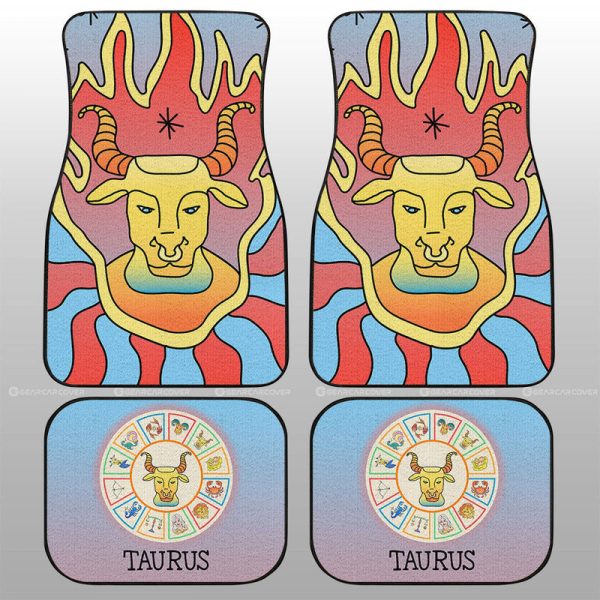 Taurus Colorful Car Floor Mats Custom Zodiac Car Accessories