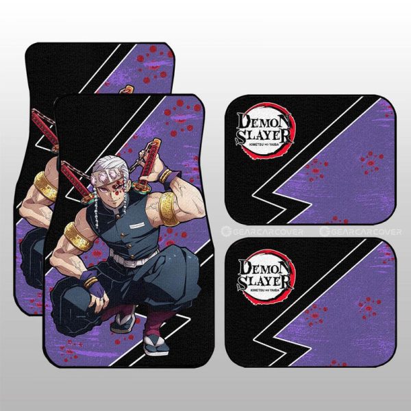 Tengen Uzui Car Floor Mats Custom Anime Demon Slayer Car Accessories