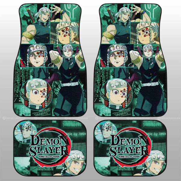 Tengen Uzui Car Floor Mats Custom Demon Slayer Anime