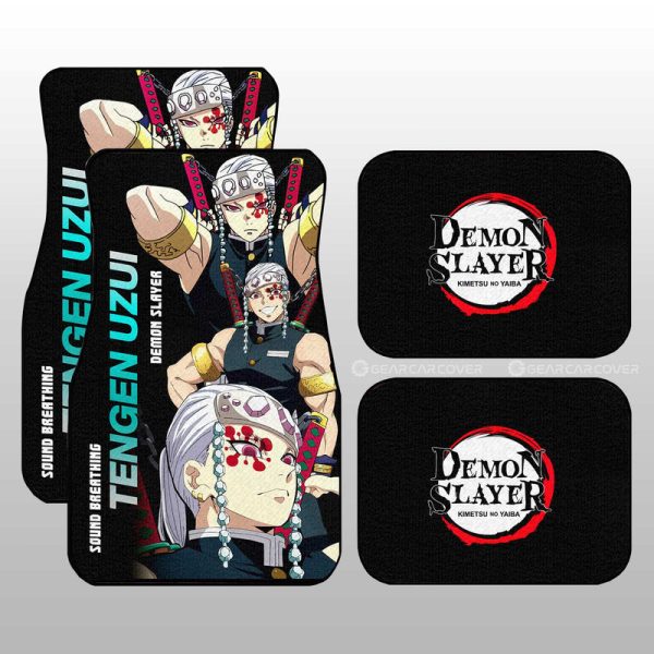 Tengen Uzui Car Floor Mats Custom Demon Slayer Anime