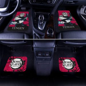 Tengen Uzui Car Floor Mats Custom Demon Slayer Anime Car Accessories