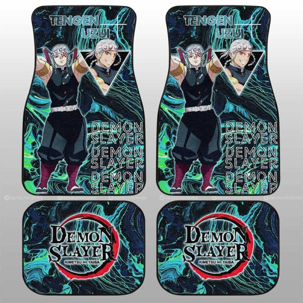 Tengen Uzui Car Floor Mats Custom Demon Slayer Anime Car Accessories