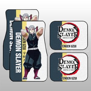 Tengen Uzui Car Floor Mats Custom Demon Slayer Anime Car Accessories