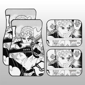 Tengen Uzui Car Floor Mats Custom Kimetsu No Yaiba Manga Car Accessories