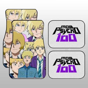 Teruki Hanazawa Car Floor Mats Custom Mob Psycho 100 Anime Car Accessories