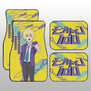 Teruki Hanazawa Car Floor Mats Custom Mob Psycho 100 Anime Car Accessories