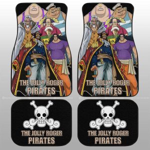 The Jolly Roger Pirates Car Floor Mats Custom Car Accessories