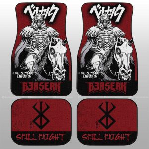 The Skull Knight Car Floor Mats Custom Berserk Anime Car Accessories