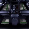 Thin Green Line US Flag Car Floor Mats Custom Support Border Patrol Car Accessories