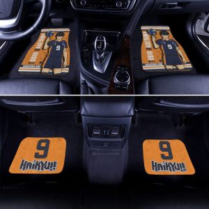 Tobio Kageyama Car Floor Mats Custom Haikyuu Anime Car Accessories