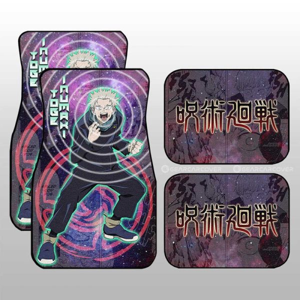 Toge Inumaki Car Floor Mats Custom Galaxy Manga Style