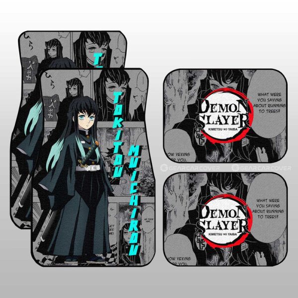 Tokitou Muichirou Car Floor Mats Custom Mix Mangas