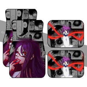 Tokyo Ghoul Rize Kamishiro Car Floor Mats Custom Anime Car Interior Accessories