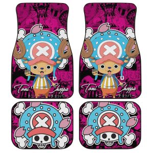 Tony Tony Chopper Car Floor Mats Custom One Piece Anime Car Accessories