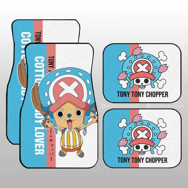 Tony Tony Chopper Car Floor Mats Custom One Piece Car Accessories For Anime Fans