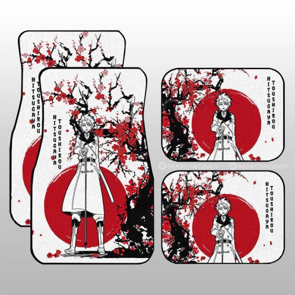 Toshiro Hitsugaya Car Floor Mats Custom Japan Style Bleach Car Interior Accessories